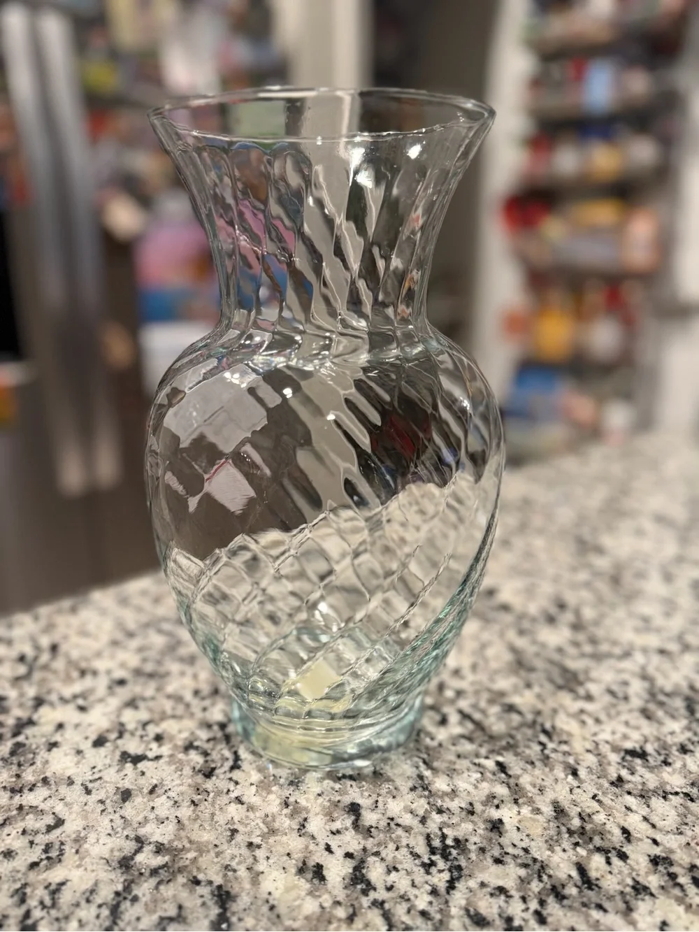Indiana Glass Clear Illusions Vase